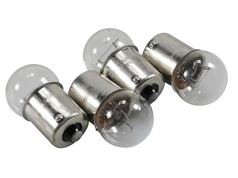 Indicatorlampen Set 4X 12V 10W (BA15S), WIT CE-Markering