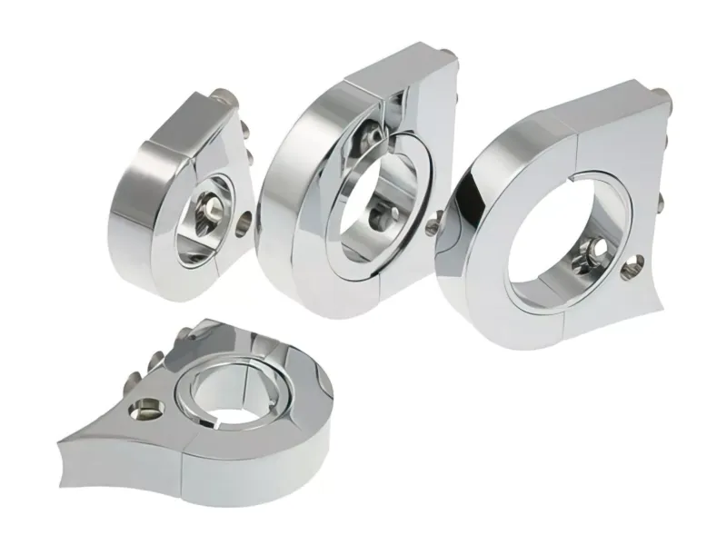 Stuurbeugel Voor  Chroom Behuizing Koso, Voor 1-1/4" Stuur
