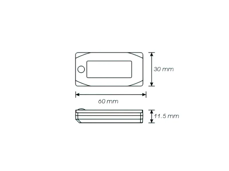 Thermometer Koso Mini 3 Stijl