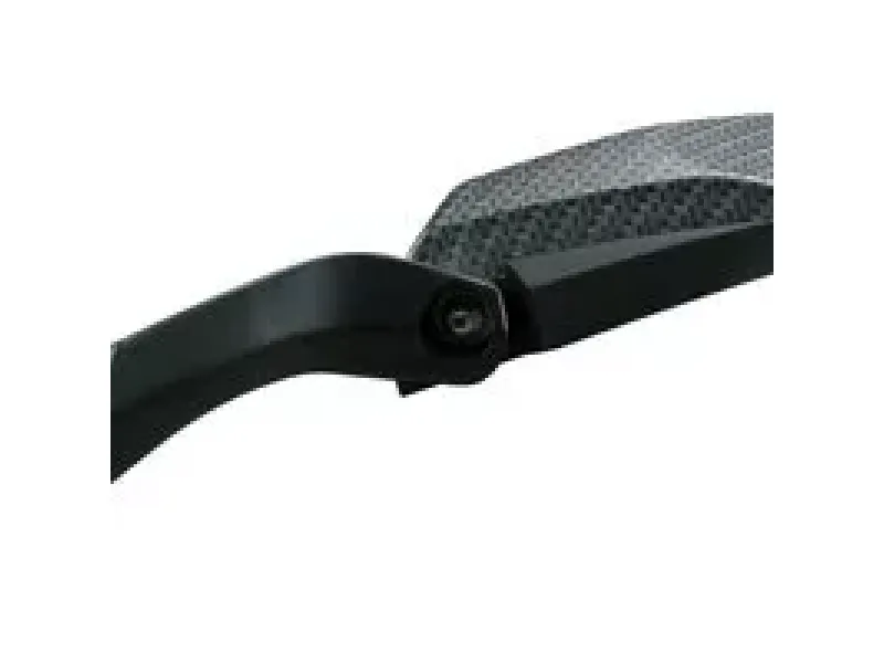 Spiegelset Koso TT, 2 Stuks. (Rh + Lh), Carbon Look/Zwart glas, M8 Raad