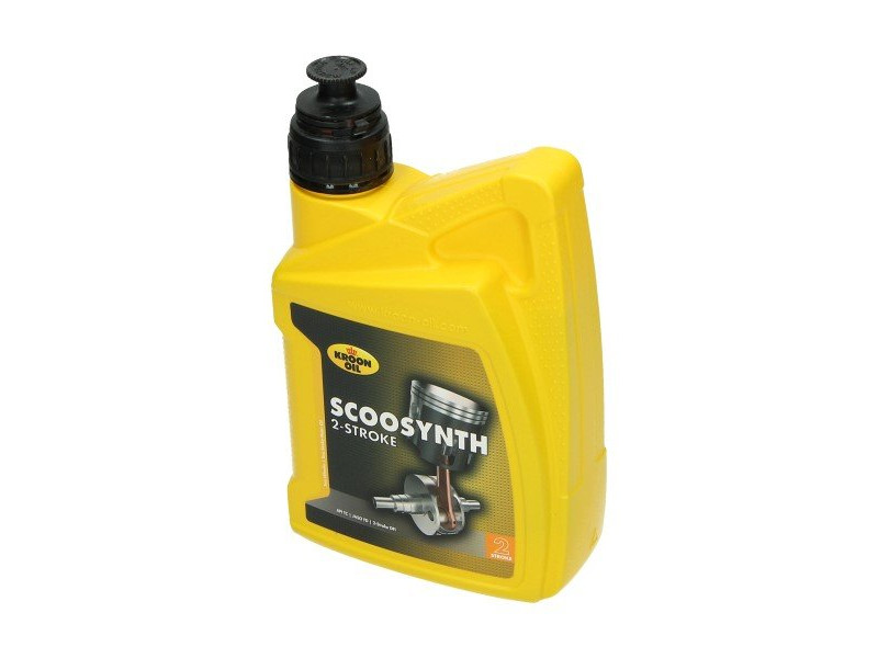 Smeermiddel olie 2t half synth scooter 1L fles kroon