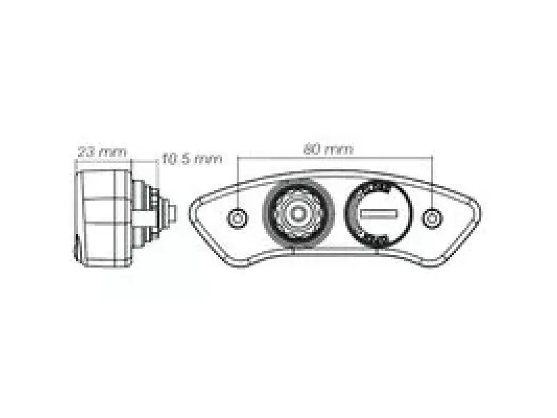 Snelheidsmeter Koso DB EX-02