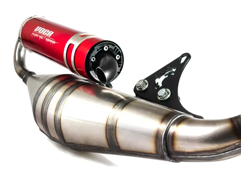 Voca Racing Uitlaat Sabotage V2 50/70 Yamaha BW'S / Slider Rode Geluiddemper