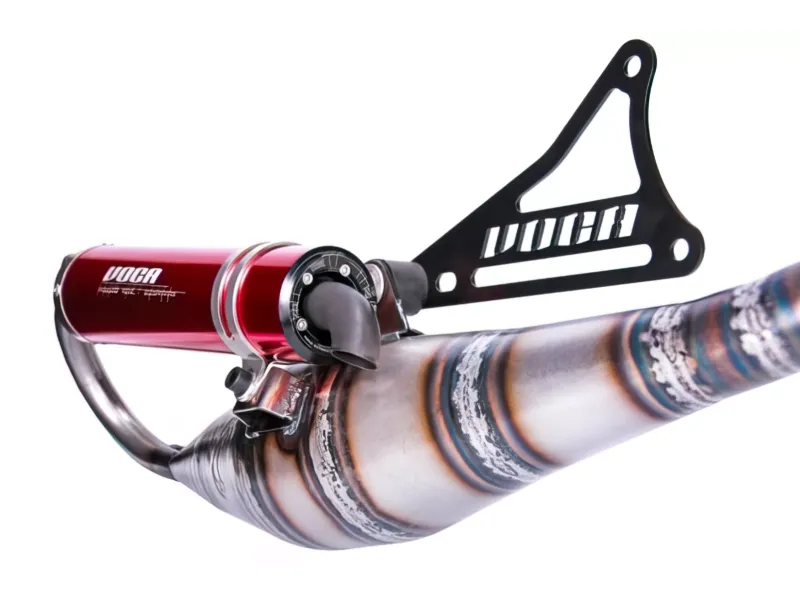 Uitlaat Voca Road Race 70CC Rood Minarelli Horizontaal (Yamaha Aerox)