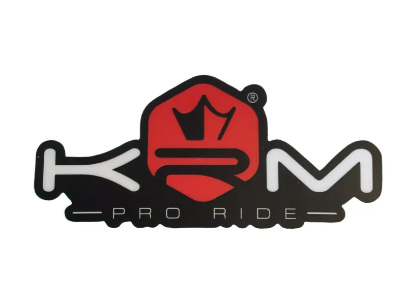 Sticker KRM Pro Ride Rood