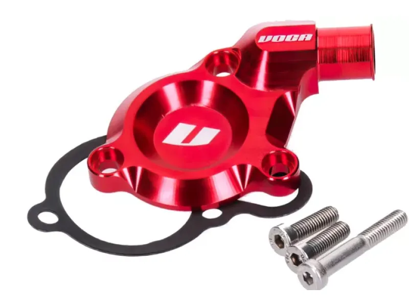 Waterpomp Deksel Voca CNC Rood Derbi Euro 3