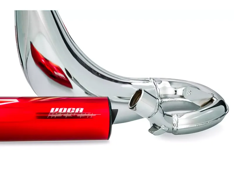 Uitlaat Voca Cross Verchroomd 50 / 70CC CE Red Beta RR NA 2012