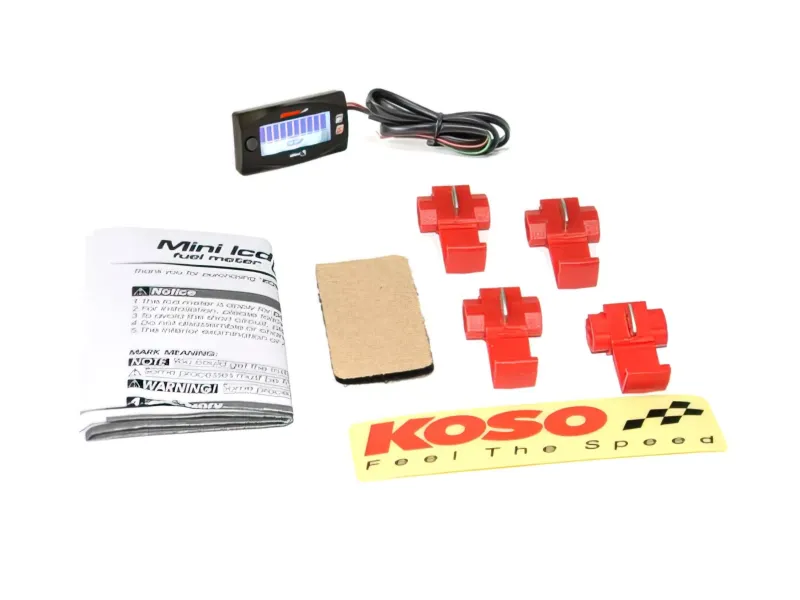 Brandstofmeter Koso Mini Digitale Stijl 3
