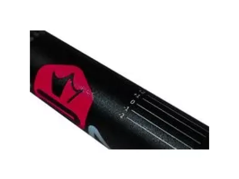 Stuur MX 28mm Met Pad KRM Zwart / Rood