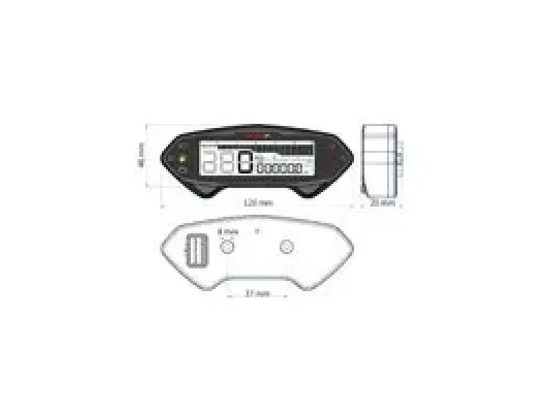 Nieuwe Snelheidsmeter DB01RN Met E-Mark