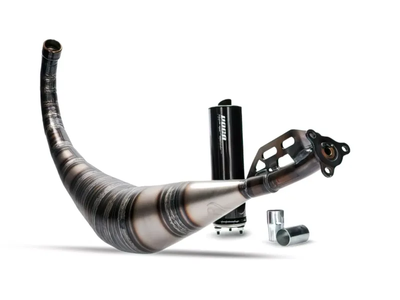 Voca Rookie Uitlaat 50/70CC Zwarte Geluiddemper CE Beta RR NA 2012