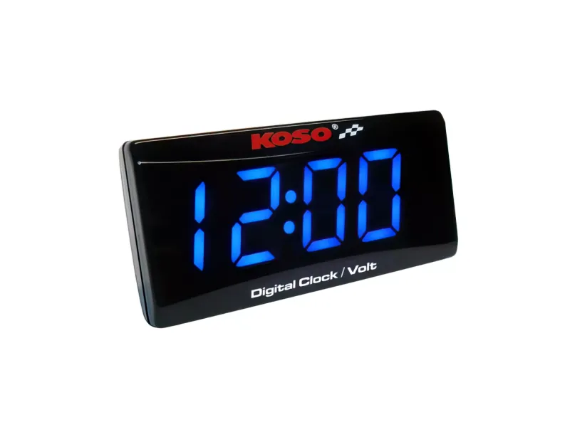Tijd / Voltmeter Koso Mini Led  Zwart