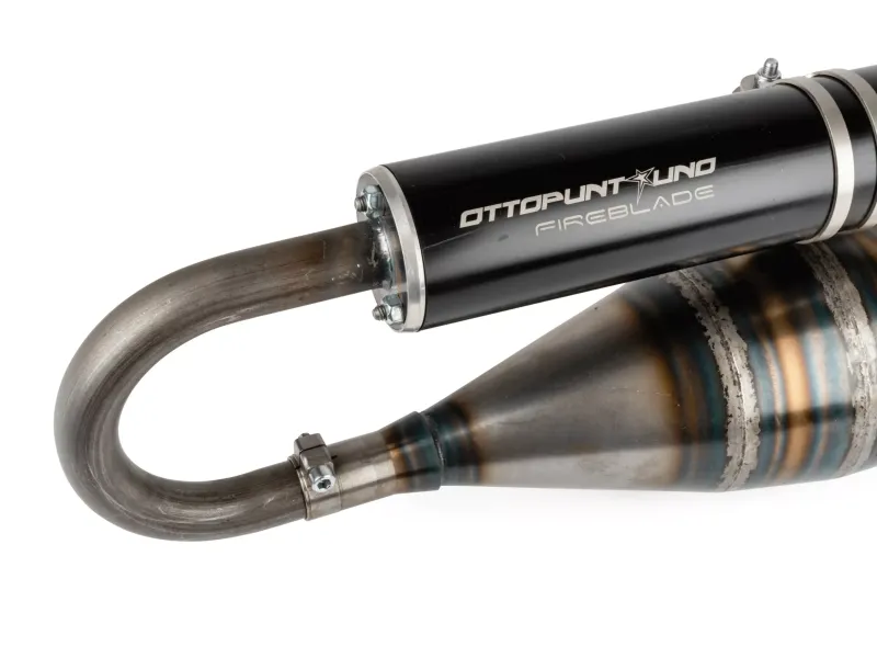 Uitlaat Ottopuntouno R-18 100CC Voor Case 8.1 Minarelli