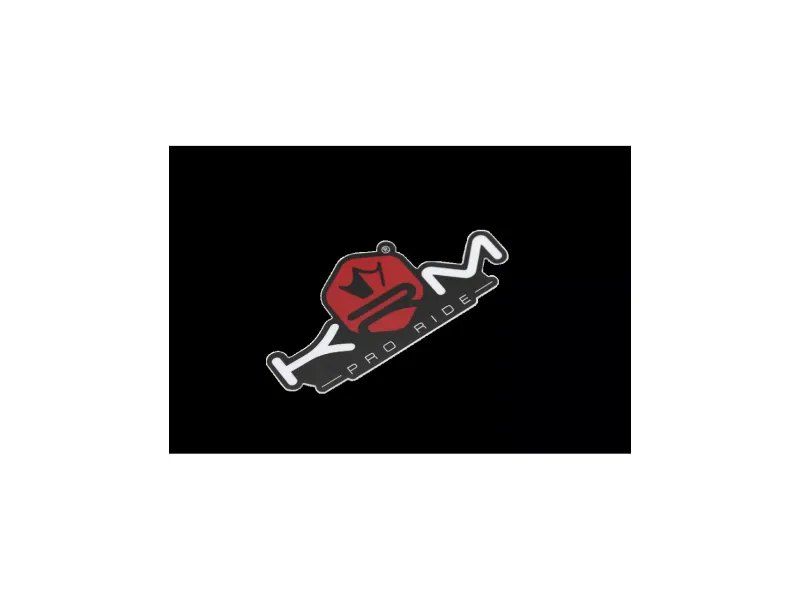 Sticker KRM Pro Ride Rood