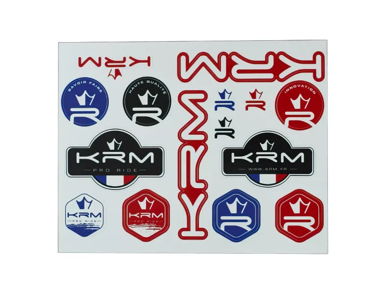 Stickerblad A4 KRM Pro Ride