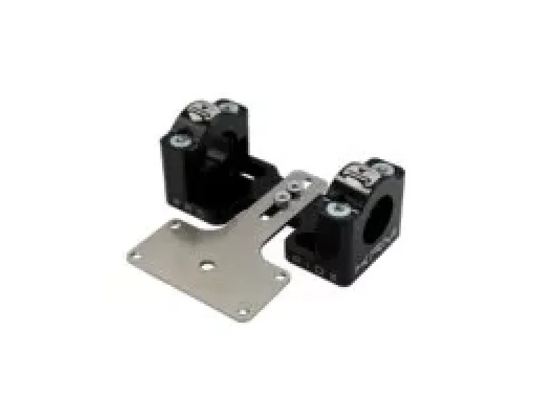 Stuurklemmen 28mm Met Dashboardhouder KRM Zwart