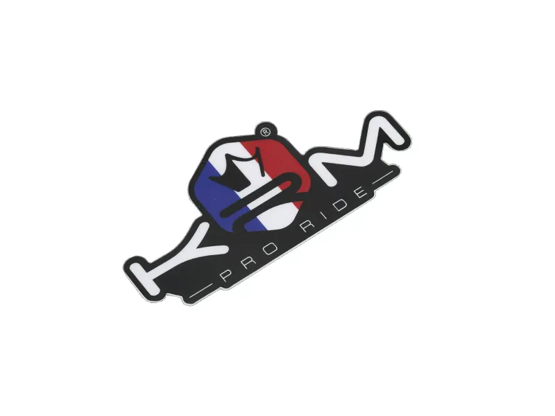Sticker KRM Pro Ride Blauw/ Wit / Rood