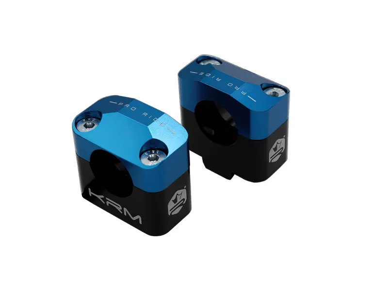 Stuurklemen 28MM KRM Zwart / Blauw