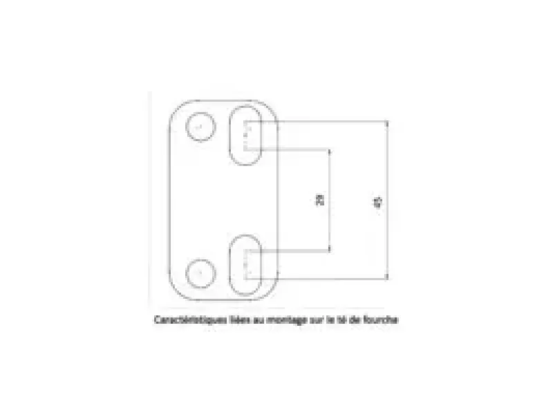 Stuurklemmen 28mm KRM Zwart / Or