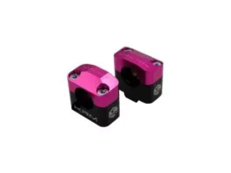 Stuurklemmen 28mm KRM Zwart / Roze