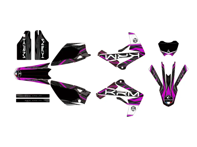Stickerset Kit KRM Paars Rieju MRT