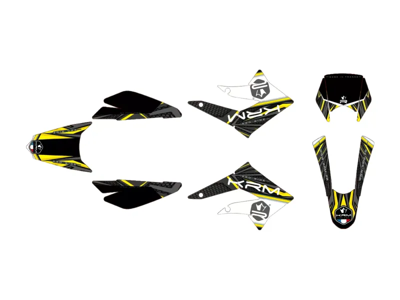 Stickerset Kit KRM Geel Derbi  X-treme 2011 - 2017