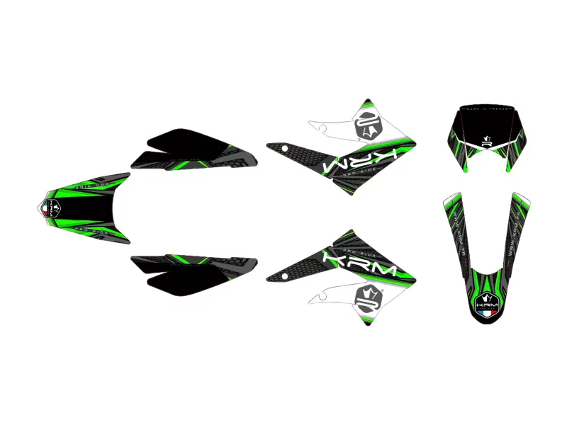 Stickerset KRM Groen Derbi X-treme 2011 - 2017