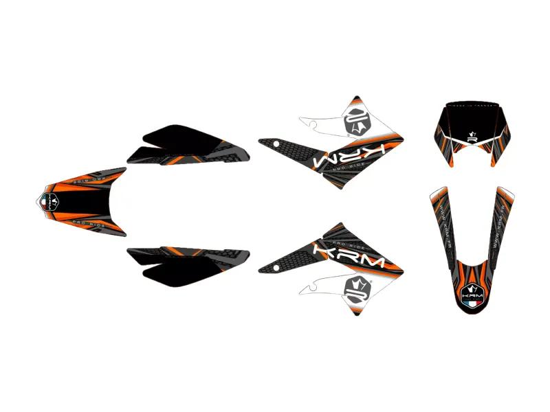 Stickerset KRM Oranje Derbi  X-treme 2011 - 2017