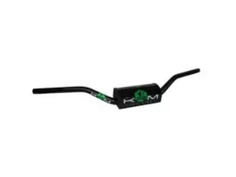 Stuur MX 28mm Met Pad KRM Zwart / Groen