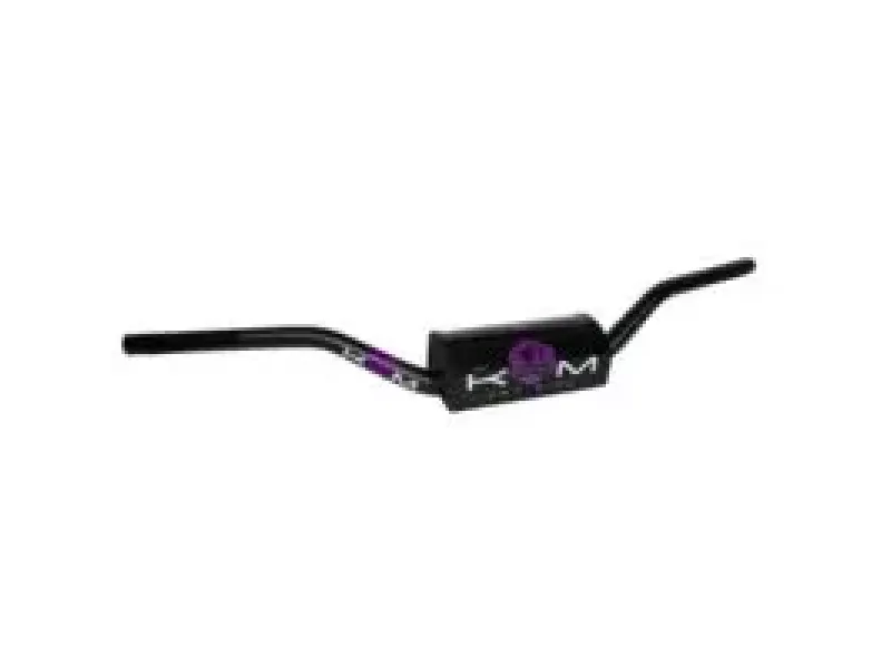 Stuur MX 28mm Met Pad KRM Zwart / Paars