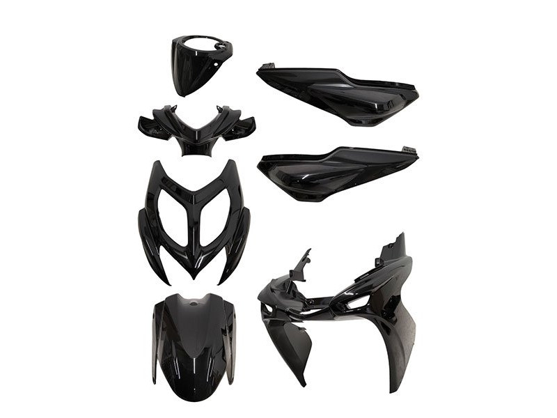 Kappenset Yamaha Aerox 2013 zwart mat