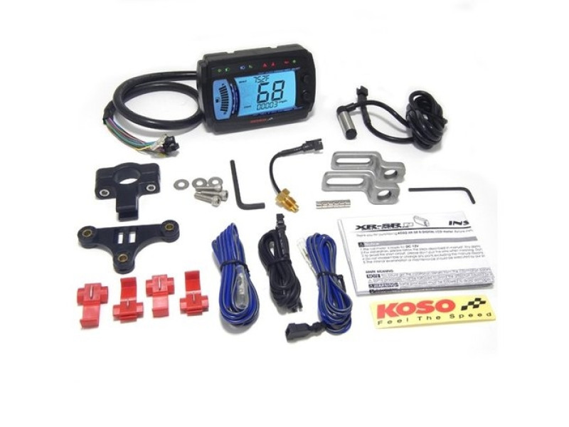 Kilometerteller / Temperatuurmeter / Tankmeter - Blauwe verlicht