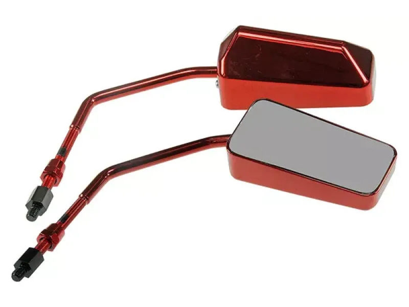 STR8 Spiegel F1 Rechts / Links M8 Draad (M/Linker Draadadapter), Rood