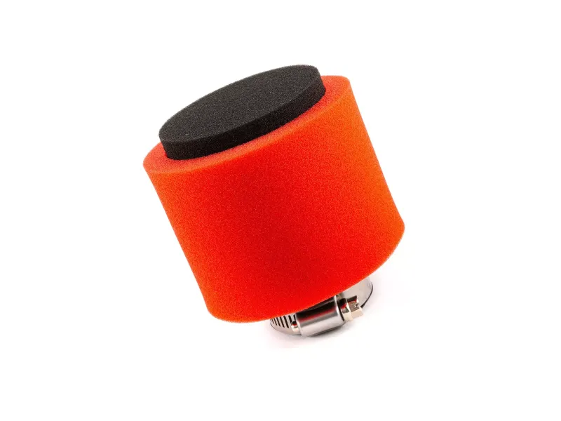 Luchtfilter DubbeleLaag Hoek 30 Deg. D.35MM Rood / Zwart