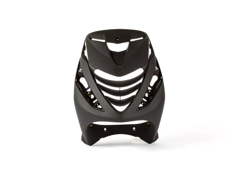 Voorkap / Koplampmmasker Mat Zwart Piaggio Zip SP2