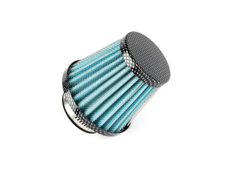 Luchtfilter Power Straight D.35MM Carbon / Blauw