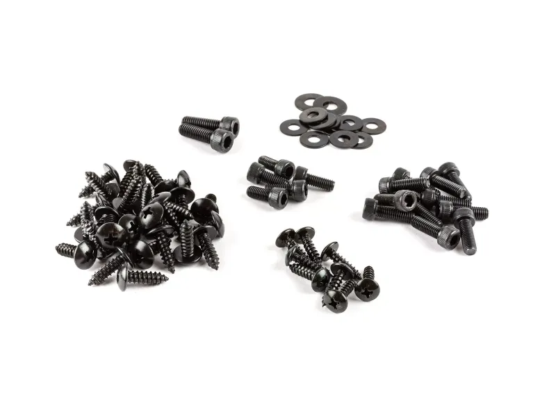 Beplating schroefset Yamaha Aerox / Nitro (Zwart)