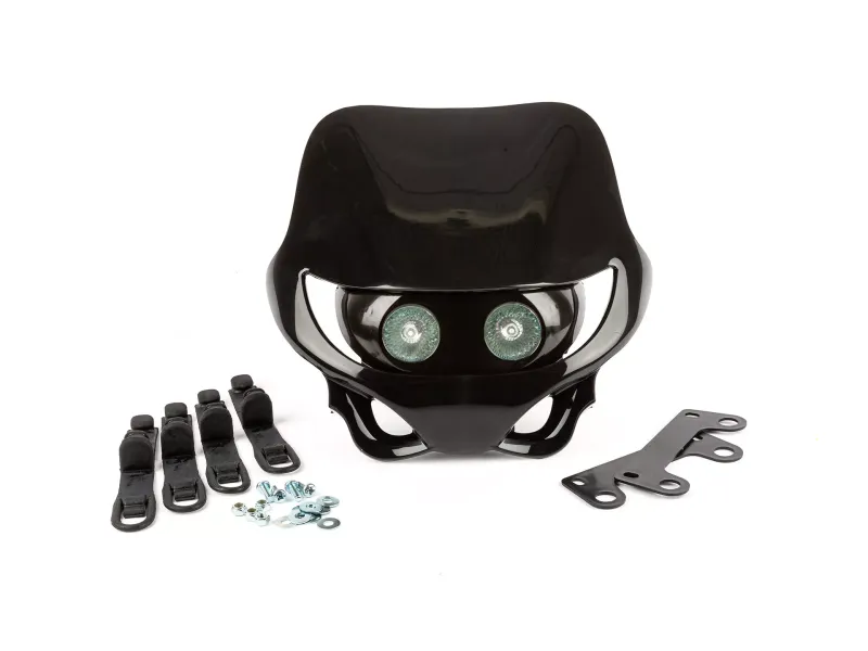 Koplampmasker Enduro Zwart Supermoto 50CC
