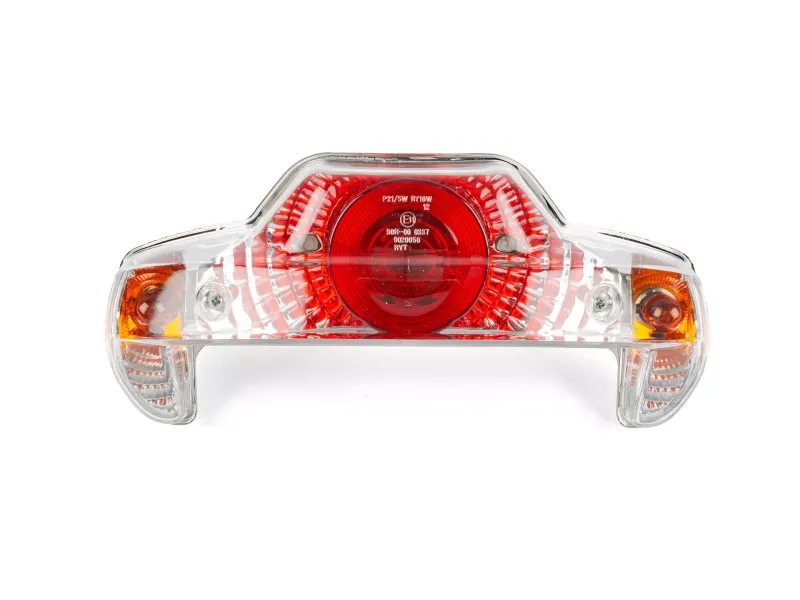 Achterlicht M. Indicatoren Helder Glas MBK Booster / Yamaha BW'S 1999-2003 CE-Markering