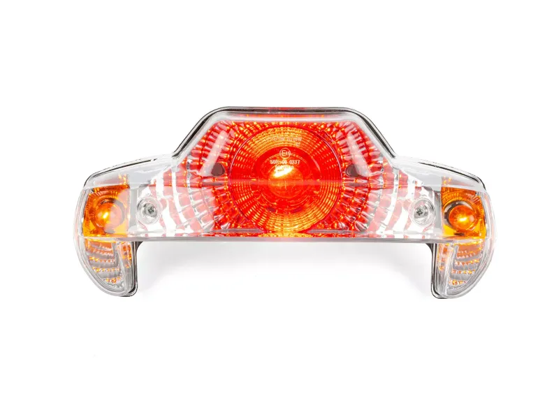 Achterlicht M. Indicatoren Helder Glas MBK Booster / Yamaha BW'S 1999-2003 CE-Markering
