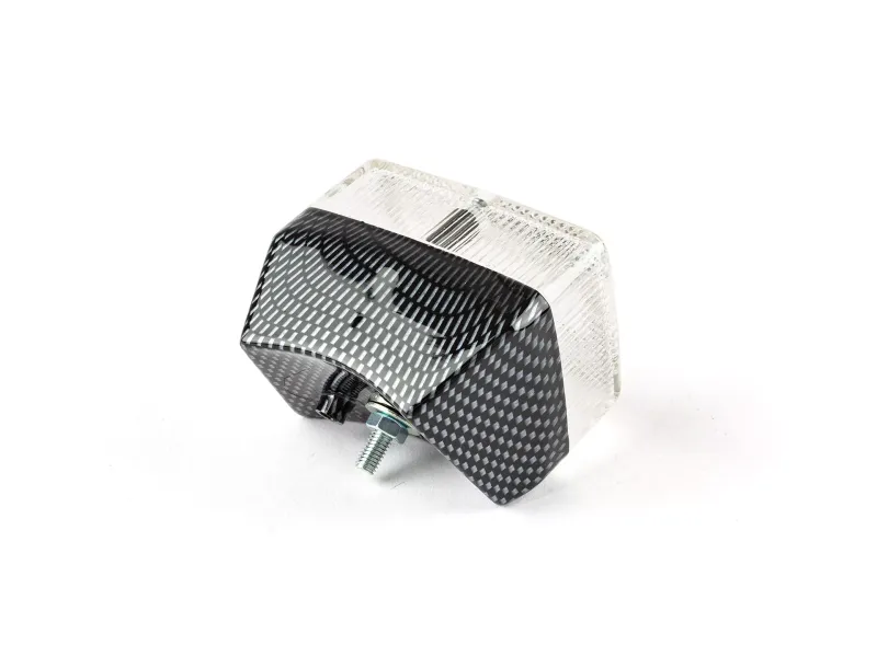 Achterlicht Carbon / Wit MBK 51 / Peugeot 103