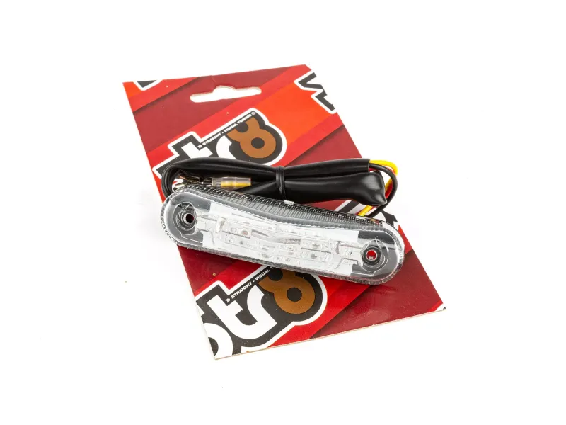 Achterlichtdriehoek Universelle Witte Lens Met Rode Leds (X6) CE-Markering