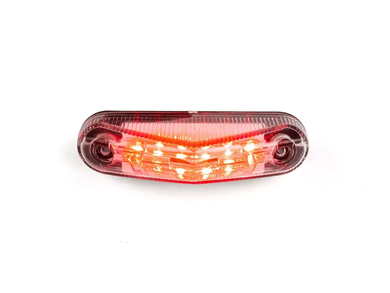 Achterlichtdriehoek Universelle Witte Lens Met Rode Leds (X6) CE-Markering