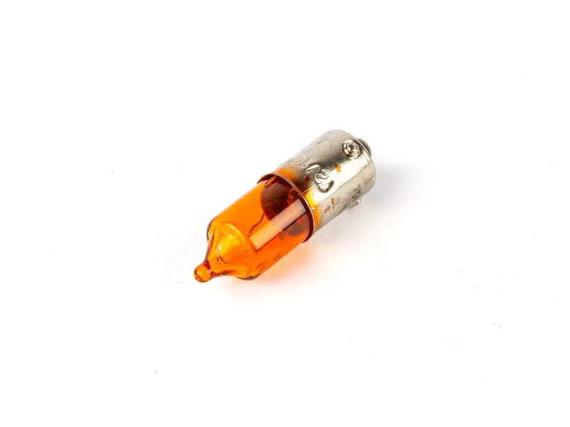 Gloeilamp 12V - 10W Bau9S Offset Oranje