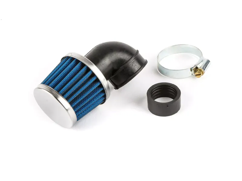 Luchtfilter KN Conisch 90 Graden Hoek 28-35MM Chroom