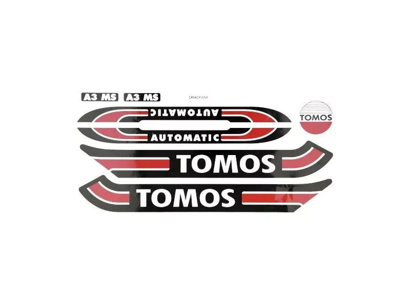 Stickerset Tomos A3