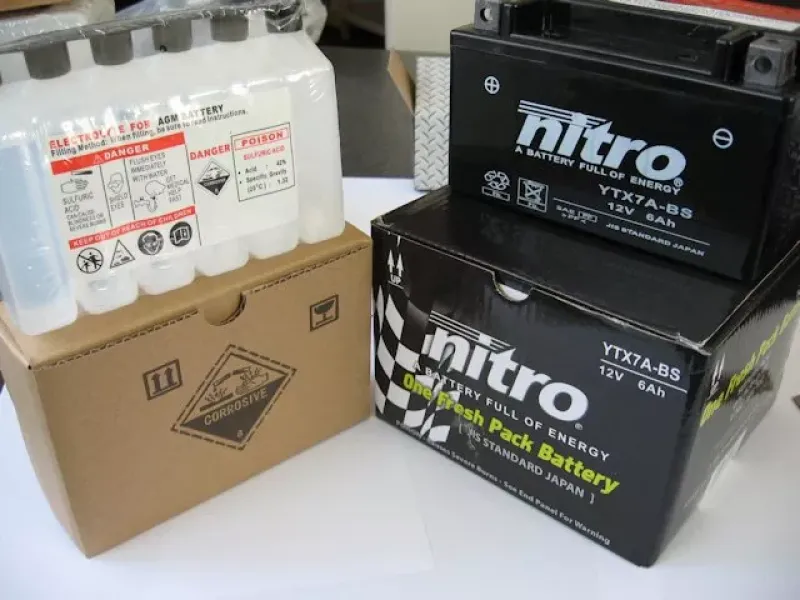 Accu Nitro Ytx7a-Bs - Onderhouds vrij (6Ah)
