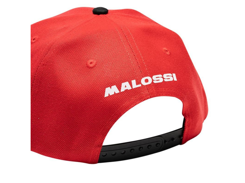 Malossi Snapback pet (rood/zwart)
