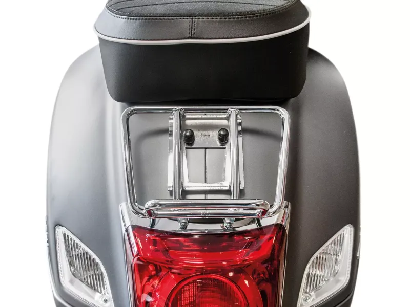 Achterrek MOTO NOSTRA Sprint Rack- Vespa GTS HPE (2018-2022), GTS Super Tech (2019-2022)  Chroom