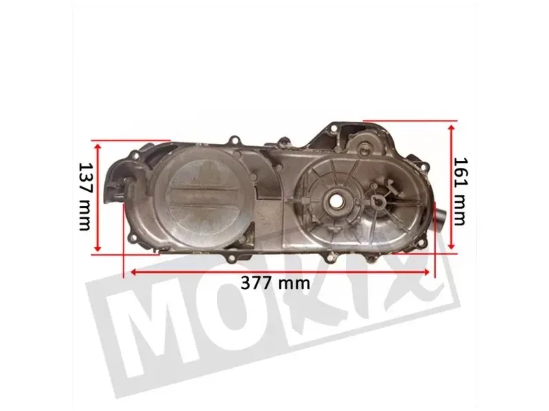 Carterkap China Scooter 10 Inch - Zwart